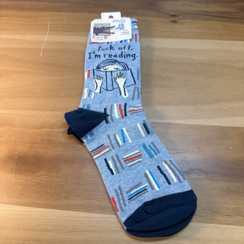 NWT Womens Cotton Crew Socks Funny Naughty Cartoon Novelty Dress Work Socks 5-10